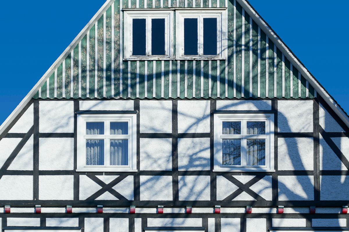 Fassadenanstrich mit Lotusfarbe